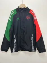 24/25 Arsenal Black Windbreaker