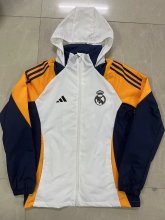 24/25  Real Madrid White Windbreaker