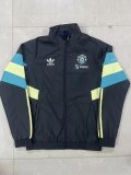 24/25  Manchester United  Black Windbreaker