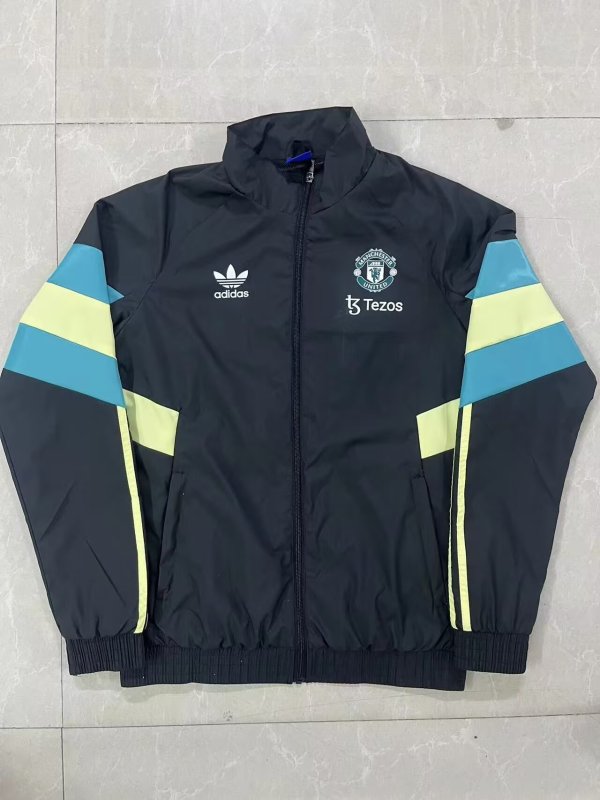 24/25  Manchester United  Black Windbreaker