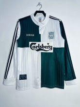 1995/1996 Liverpool Away Long sleeve Retro 1:1 Quality Soccer Jersey