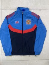 24/25  Manchester United  Black And Blue Windbreaker