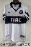 1998  Chicago Fire FC Third Fans Retro 1:1 Quality Soccer Jersey