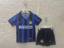 1998/1999 Inter Milan Home Kids Kits Retro 1:1 Quality Soccer Jersey