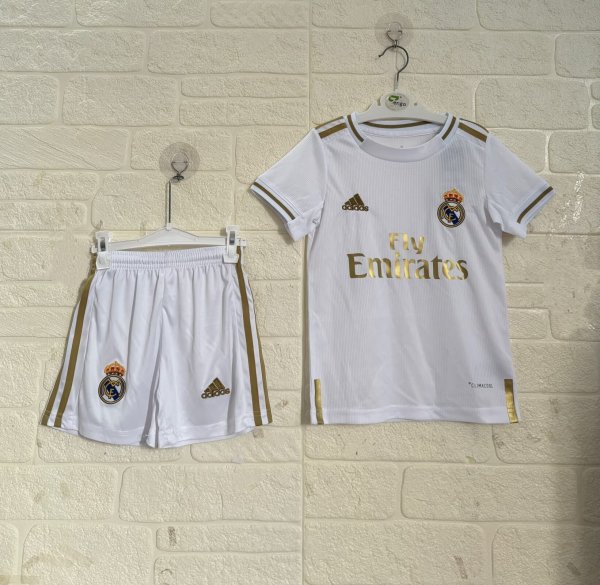 19/20 Real Madrid  Home Kids Retro 1:1 Quality  Soccer Jersey
