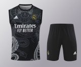 24/25  Real Madrid Black  1:1 Quality Training Vest（A-Set）