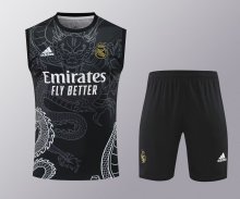24/25  Real Madrid Black  1:1 Quality Training Vest（A-Set）