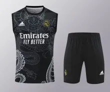 24/25  Real Madrid Black  1:1 Quality Training Vest（A-Set）
