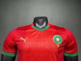 25/26  Morocco Red  Home Player 1:1 Quality Soccer Jersey