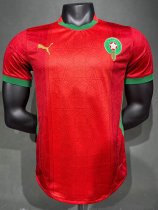 25/26  Morocco Red  Home Player 1:1 Quality Soccer Jersey