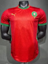25/26  Morocco Red  Home Player 1:1 Quality Soccer Jersey