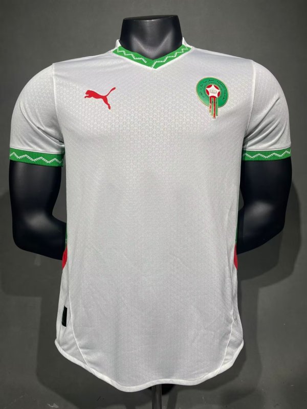 25/26 Morocco  Away White Player 1:1 Quality Soccer Jersey
