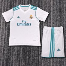 2017/2018 Real Madrid Home 1:1 Kids Retro Soccer Jersey