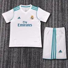 2017/2018 Real Madrid Home 1:1 Kids Retro Soccer Jersey