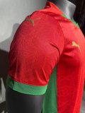25/26  Morocco Red  Home Player 1:1 Quality Soccer Jersey