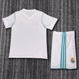2017/2018 Real Madrid Home 1:1 Kids Retro Soccer Jersey