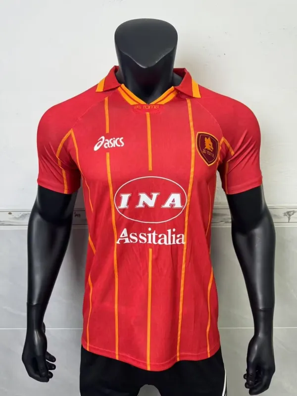 1996/1997 Roma Home Fans Retro 1:1 Quality  Soccer Jersey