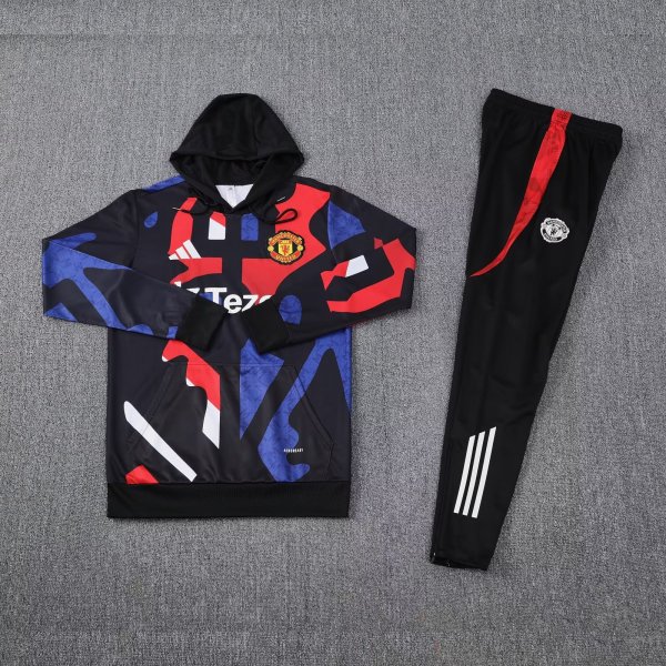 24/25 Manchester United Hooded Long Sleeved  1:1 Training suit