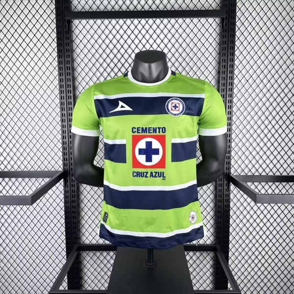 24/25 Cruz Azul Green Blue Cross Player 1:1 Quality Soccer Jersey