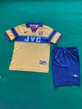 1997/1999 Arsenal Away Kids Retro 1:1  Quality Soccer Jersey