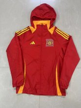 24/25  Manchester United Red Windbreaker