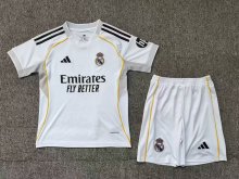 25/26 Real Madrid Home Kids 1:1 Quality Soccer Jersey
