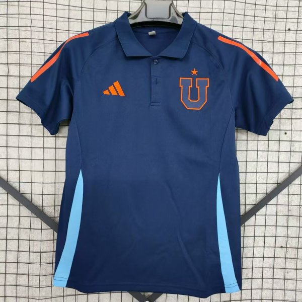 25/26 Universidad De Chile Polo Shirt  Fans 1:1 Quality Soccer Jersey