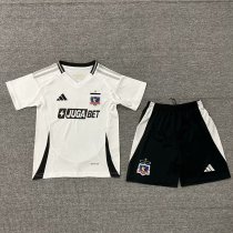 25/26 Colo Colo Home Kids 1:1 Quality  Soccer Jersey