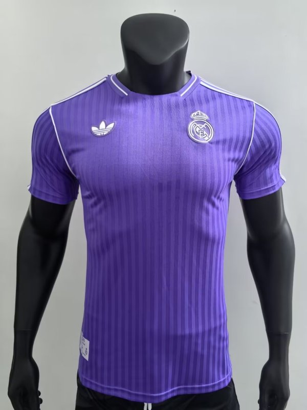 24/25 Real Madrid Purple Player 1:1 Quality Soccer Jersey
