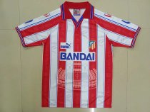 1996/1997 Atletico Madrid Home Fans Retro 1:1 Quality Soccer Jersey