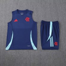 25/26 Flamengo Dark Blue 1:1 Quality Training Vest（A-Set）