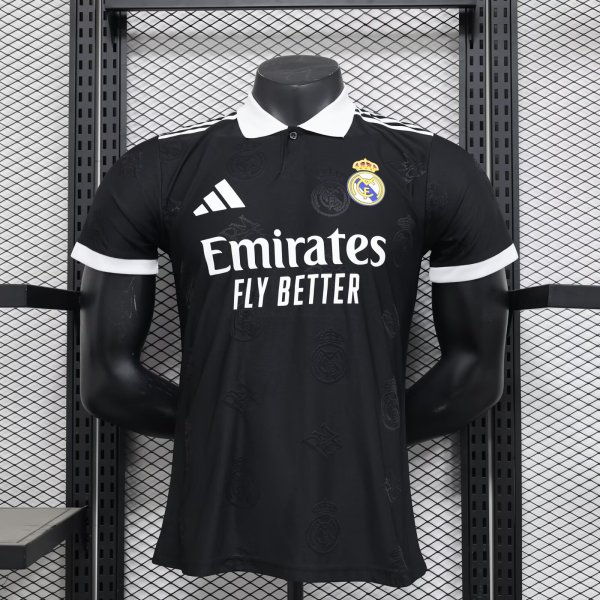 25/26 Real Madrid Special Edition Black Player 1:1 Quality Soccer Jersey