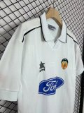 1996/1997 Valencia  Home Fans Retro 1:1 Quality  Soccer Jersey
