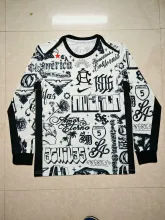 24/25 Club American Training Clothes White Fans Long sleeve1:1 Quality Soccer Jersey
