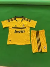 2011/2012 Real Madrid Goalkeeper Kids Retro 1:1 Quality Soccer Jersey