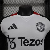 24/25  Manchester United Pre Match Uniform Player 1:1 Quality Soccer Jersey