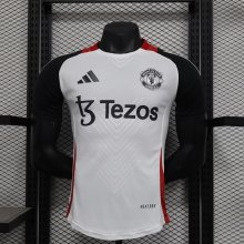 24/25  Manchester United Pre Match Uniform Player 1:1 Quality Soccer Jersey