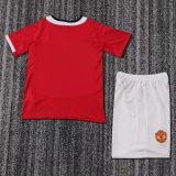 2005/2006 Manchester United Home Kids Kits 1:1 Quality Soccer Jersey