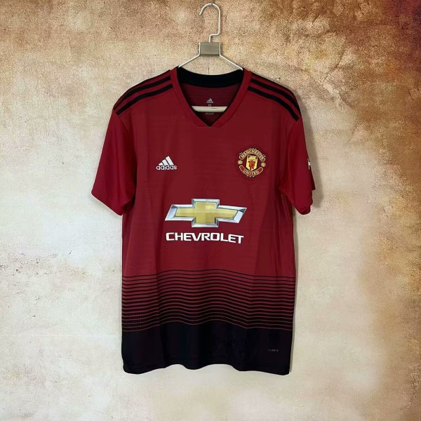 2018/2019 Manchester United Home Fans 1:1 Quality Retro Soccer Jersey