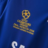 2008/2009 Chelsea  Home Blue Fans Retro  1:1 Quality  Soccer Jersey