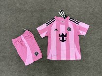 25/26 Inter Miami Home Kids 1:1 Quality  Soccer Jersey