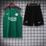 24/25 PSG Paris Green 1:1 Quality Training Vest（A-Set）