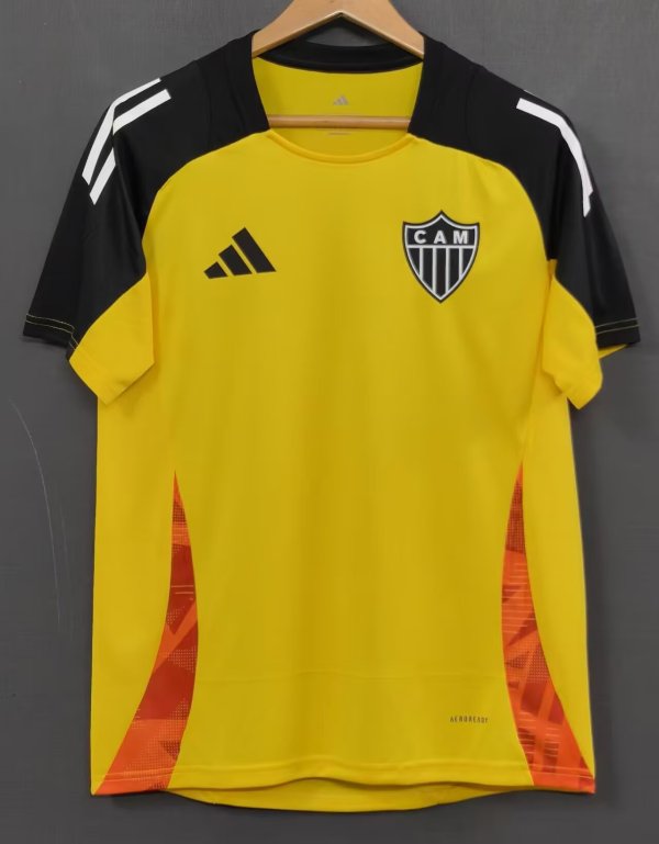 25/26 Atletico Mineiro Training clothes Yellow Fans 1:1 Quality Soccer Jersey