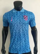 24/25 Atletico Madrid Polo shirt Player 1:1  Quality Soccer Jersey