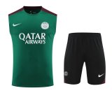 24/25 PSG Paris Green 1:1 Quality Training Vest（A-Set）