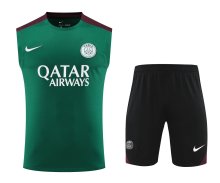 24/25 PSG Paris Green 1:1 Quality Training Vest（A-Set）