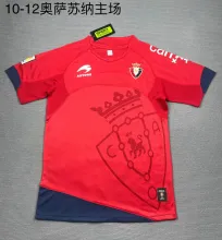 2010/2012 Osasuna Home Red Fans Retro  1:1 Quality Soccer Jersey