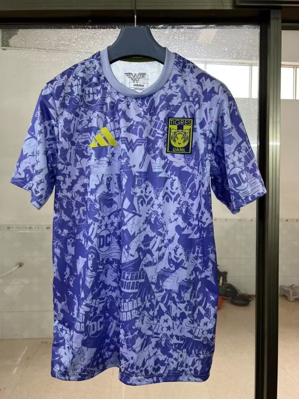 25/26 Tiger Pre Match uniform Fans 1:1 Quality  Soccer Jersey