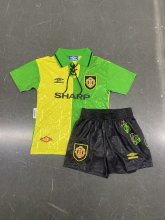1992/1994 Manchester United Third Kids Kits 1:1 Quality Soccer Jersey