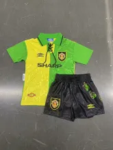 1992/1994 Manchester United Third Kids Kits 1:1 Quality Soccer Jersey